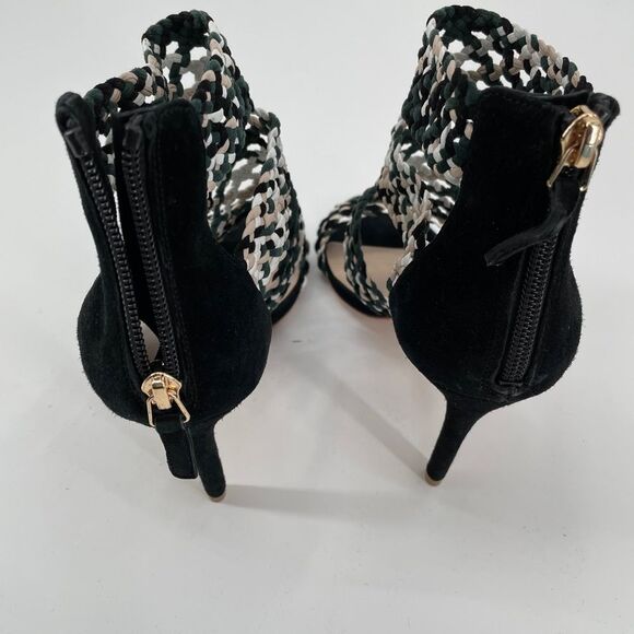 New Sandro Paris Agate Suede Sandals shoe heels 37 - Picture 7 of 11